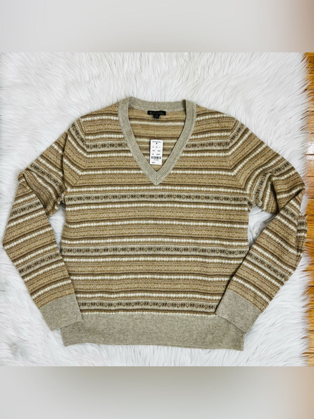 NWT! Brooks Brothers Women’s 100% Lambswool Sweater Sz XL